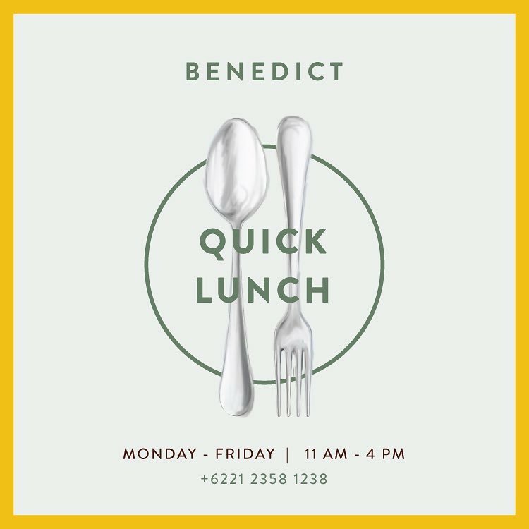 uniongroupjkt's tweet photo. What's for lunch tomorrow? For more info: https://t.co/DoIFUZS4Pt or https://t.co/lzHvxFHvjX! #benedictjakarta https://t.co/mF4p7Wkara
