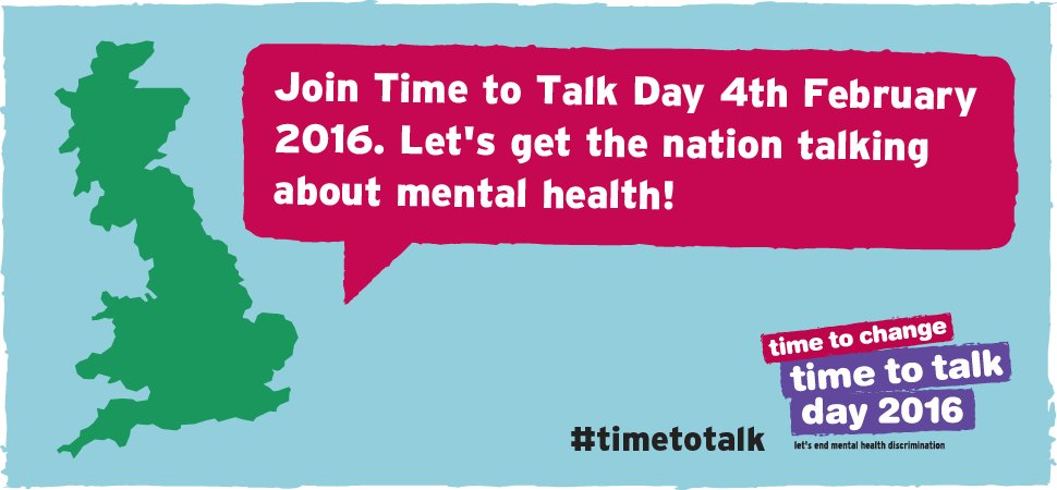 NEL_HCP's tweet photo. Mental health problems affect 1 in 4 of us every year. Let’s get talking: https://t.co/fxCXjfUdD5 #timetoalk https://t.co/VZVBH09j4U