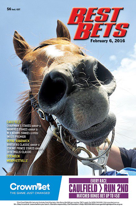 This week's Best Bets cover. Interesting shot of exciting Extreme Choice. <a href="/Globalgallop/">Shane Anderson</a> @RacingInsider <a href="/GatorGately/">David Gately</a>