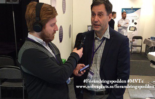 enbraplats's tweet photo. Goda ex #välfärdsteknologi #ehälsa? Berätta i #Förändringspodden
Producent Mattias Lager monter H10 #MVTe #MVT2016 https://t.co/ZRuOwnnUHK