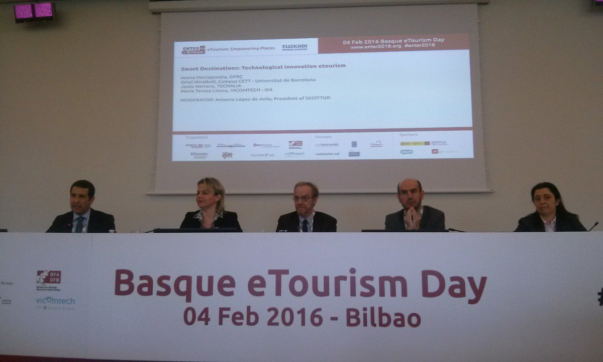 ColladoAgudo's tweet photo. Basque eTourism Day @segittur #ENTER2016 #Bilbao https://t.co/fQCYDx2lI2