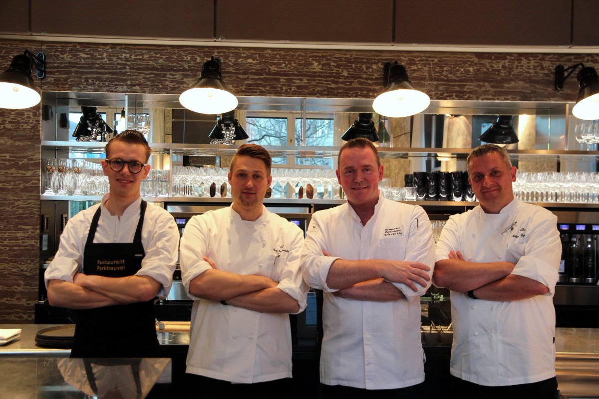 SofitelMunich's tweet photo. Proud to welcome Dutch 2 Michelin starred chef #ErikvanLoo from @parkheuvel and his Souschef Max Müller at DÉLICE! https://t.co/dqsoZgyIvo