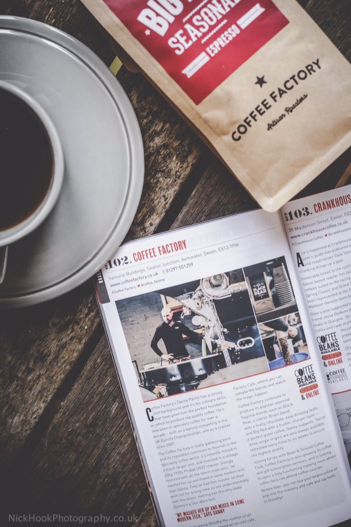 NickMrnhook's tweet image. Thanks for the excellent coffee @Coffee_Factory great to see my images in South west coffee guide No2 @food_mag 👍