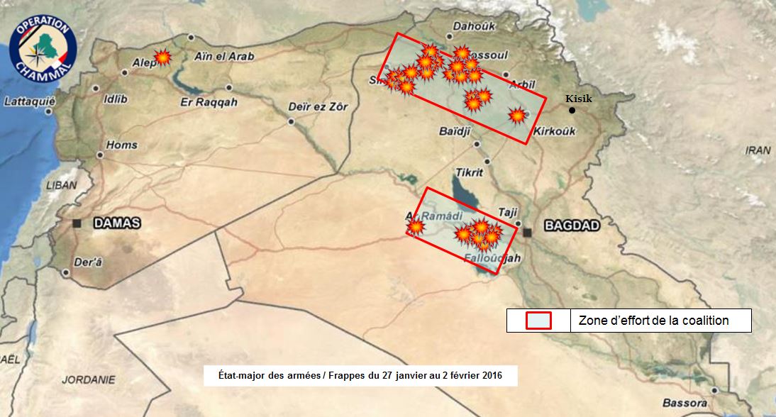 #Chammal - 30 frappes contre Daech en Irak et en Syrie cette semaine, 40 objectifs détruits on.fb.me/1PTTq4E