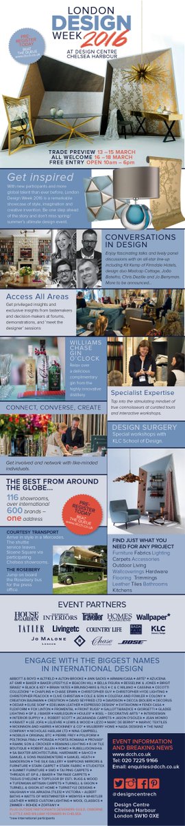 DesignCentreCH's tweet photo. Pre-register for #LDW16: new participants and more #global #talent than ever before https://t.co/CpIFbDY8f6 https://t.co/ELp7vBvAq3
