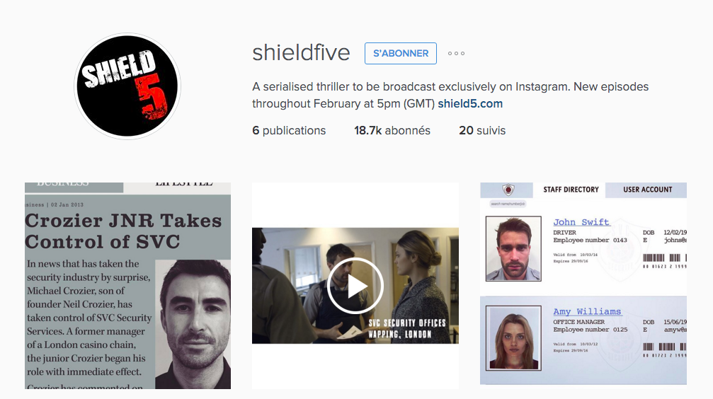 18_55prod's tweet photo. #Instagram lance sa première #série : 28 épisodes de 15 sec https://t.co/GO1D3cxcGi #shieldfive
via @LADN_EU https://t.co/SlhzGHKeaP