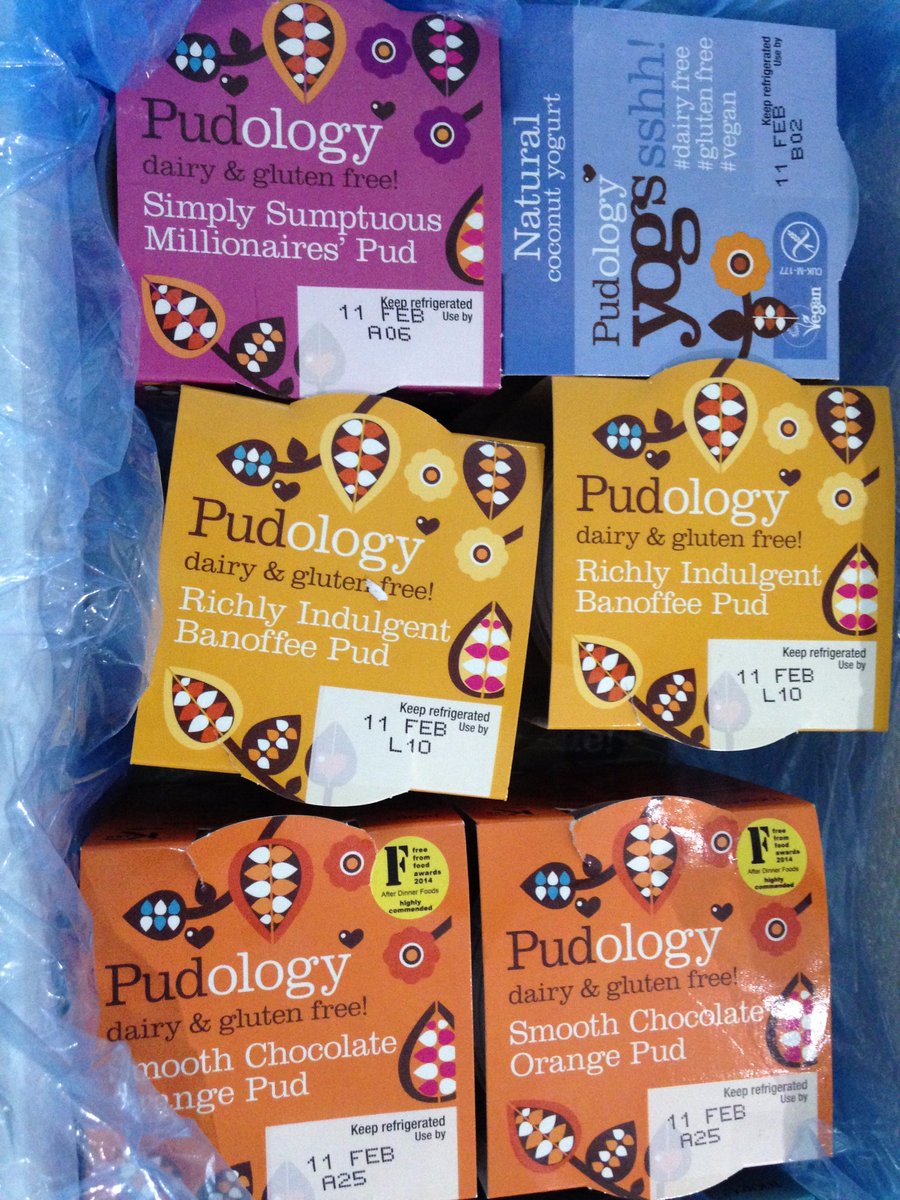 EntyceCreative's tweet image. @Pudology look what we just received! #yummy #glutenfree puddings. Thank you very much from the #Entyce team