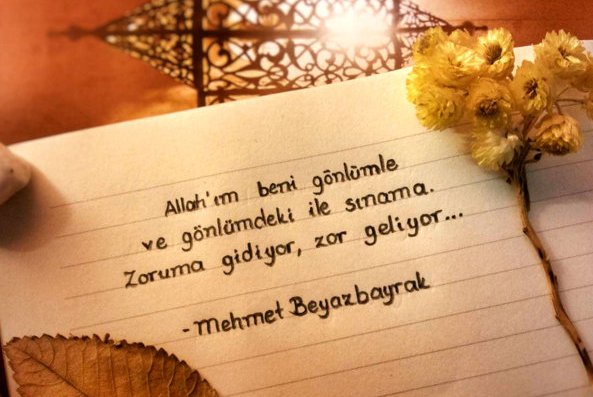 Allah'ım beni gönlümle
ve gönlümdeki ile sınama.
Zoruma gidiyor, zor geliyor. • 
📖 Hemhâl  📖 kitapyurdu.com/kitap/hemhal/3…
