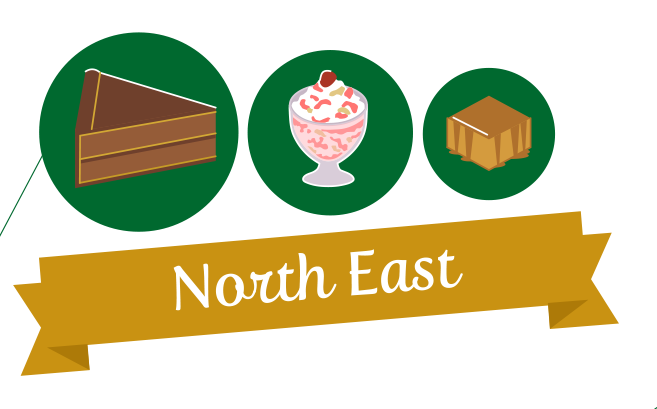 GoldenSyrupChef's tweet photo. The North East's top three favourite desserts. 1) Chocolate cake 2) Eaton mess 3) Stick toffee pudding. https://t.co/8AJa9Q4F7H