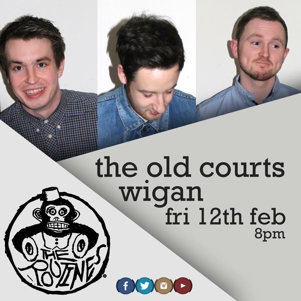 dionisjones's tweet photo. Coming to Wigan with the boys. @theroutinesuk #gig #tour #wigan #theoldcourts #uclan #music #rocknroll #guitars #😎 https://t.co/7i0blvk9B1