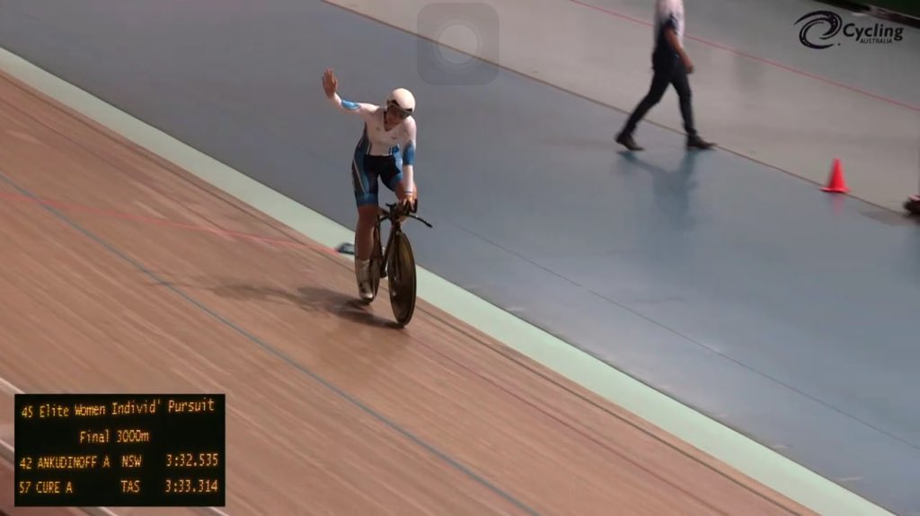 AUS champ! <a href="/ash_lee666/">Ash Ankudinoff</a> Awesome! Hard work pays off👍👌👍 #TrackNats