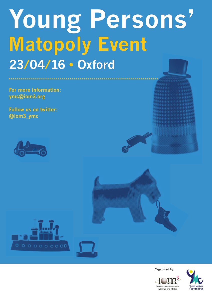 IOM3_SECG's tweet photo. Matopoly goes to Oxford on Saturday 23 April! Visit the @IOM3_YMC microsite for details @iom3 #materialschallenge https://t.co/SCz4jpHntc