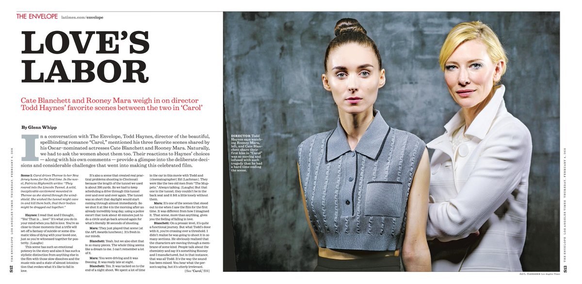 Cate Blanchett Tg Pa Twitter Cate Blanchett Rooney Mara Los Angeles Times Feb 4 Carol Https T Co 4op7uoxymx