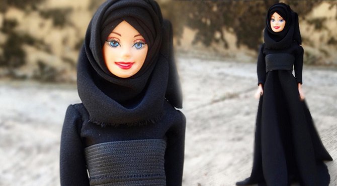 CapaMag's tweet photo. #Instagram'ın yeni fenomeni #SocalityBarbie'den sonra #Hijarbie oldu. https://t.co/Wsv1Ywptlm