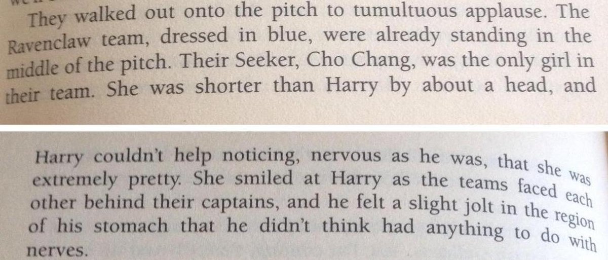 PotterWorldUK's tweet photo. 5 February 1994: Harry notices Cho for the first time, as Gryffindor beat Ravenclaw in Quidditch. https://t.co/nFAOY8TiJ8