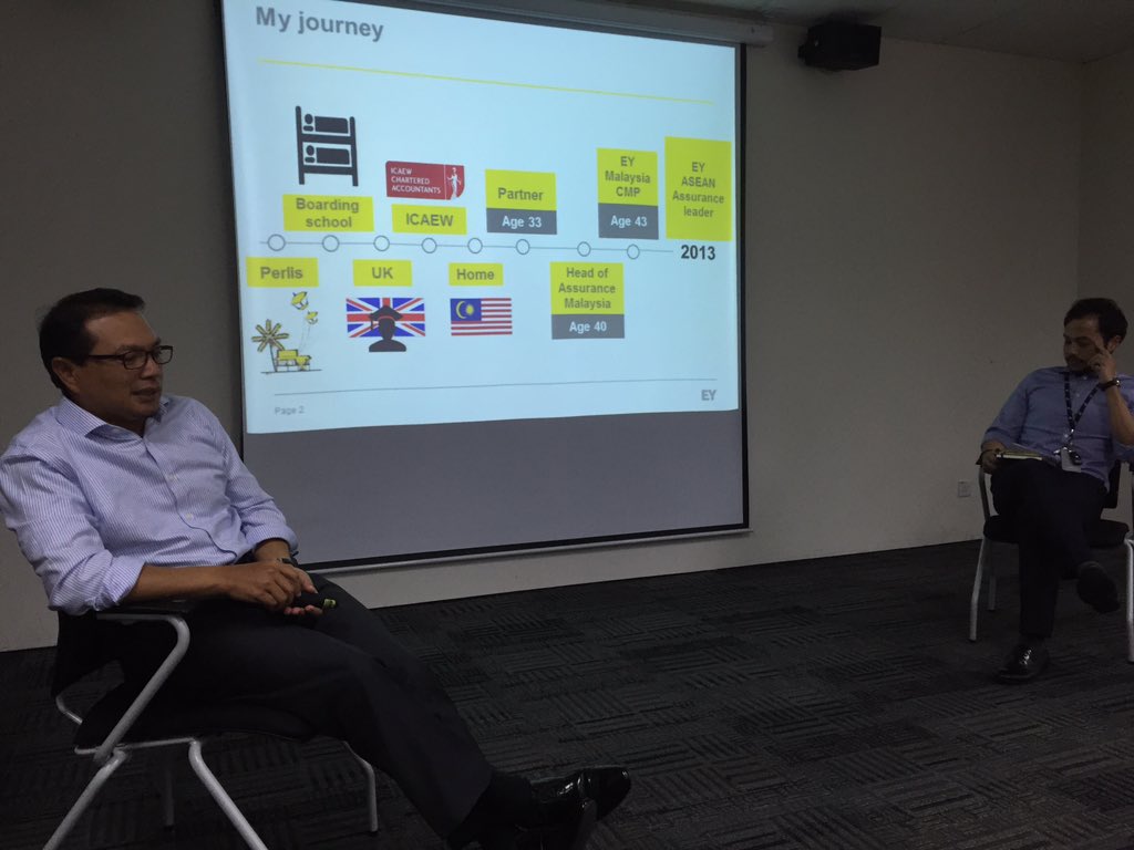 PFellowsAlumni's tweet photo. Up close and personal with Dato' Abdul Rauf, Country Managing Partner of EY Malaysia. #PerdanaCorporateSeries https://t.co/ehnGZOvv3o