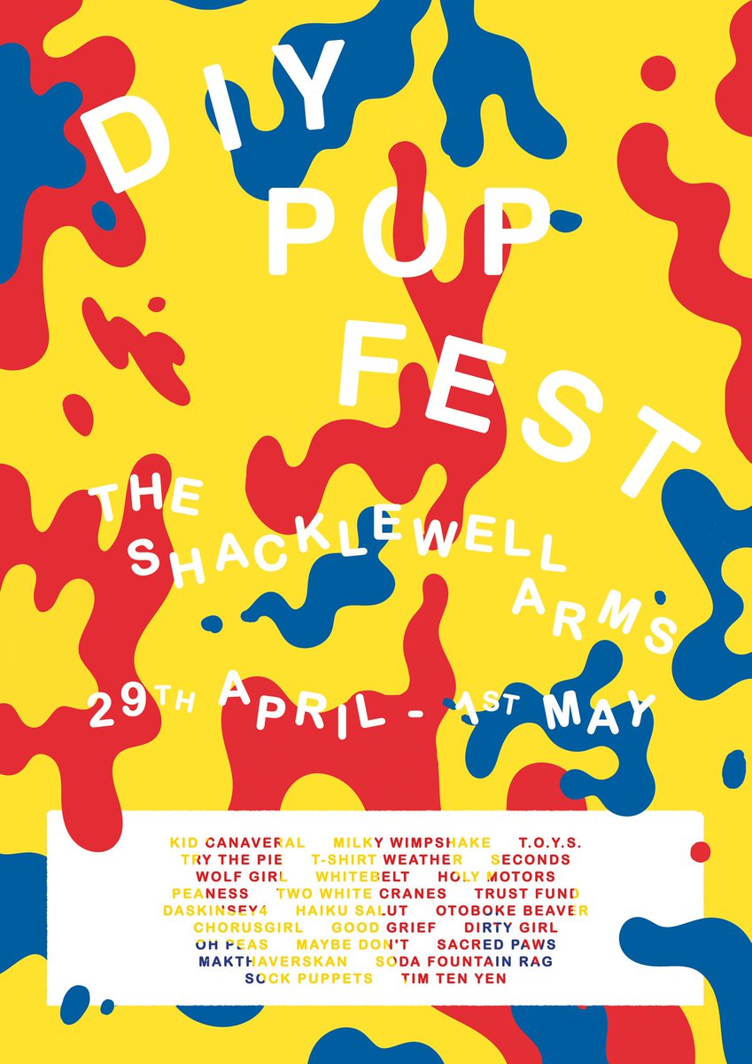 diypopfest2017's tweet photo. New announcement:

Trust Fund
Sacred Paws
Chorusgirl
Whitebelt
Dirty Girl
Tim Ten Yen
Oh Peas
Wolf Girl
Maybe Don't https://t.co/pwOHzAVuzH
