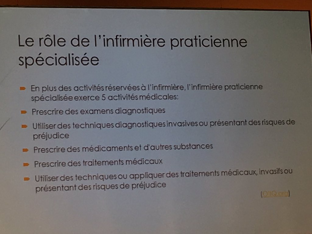 infirmier_Paca's tweet photo. "Pratique #Infirmiere avancée au #Quebec " par @ibrault à #foruminf16 #URPS #PACA https://t.co/BRuZQ1FW9H