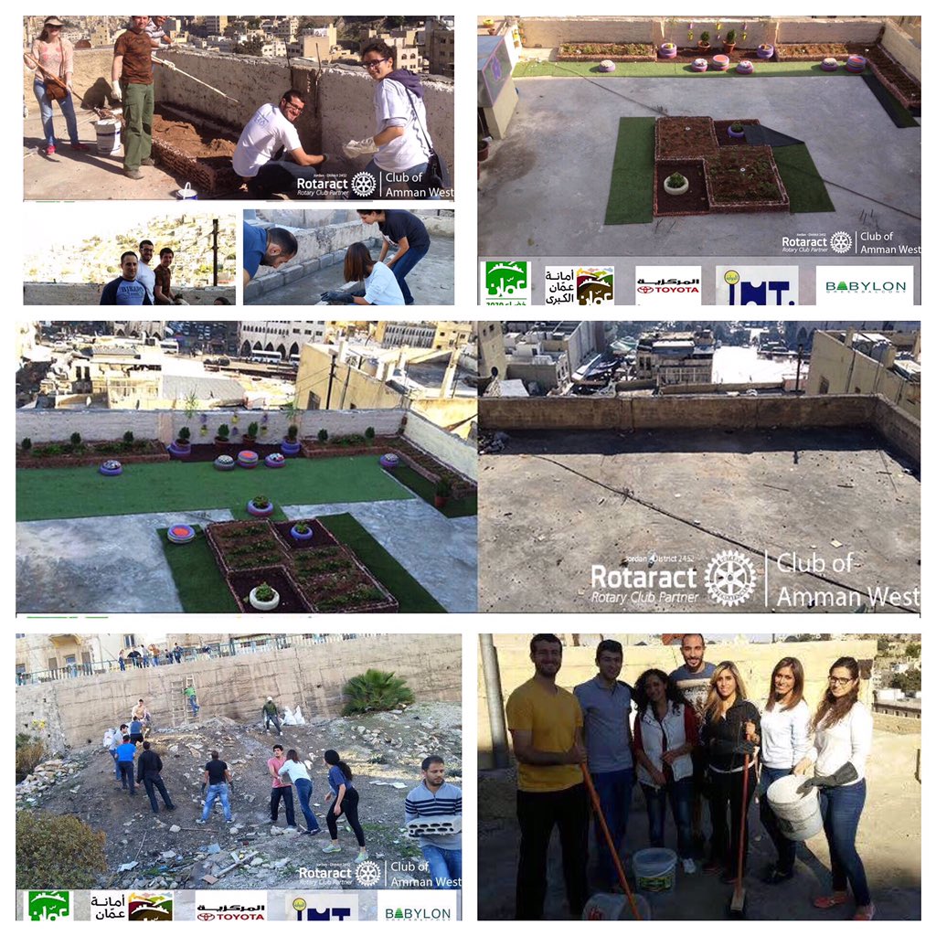 RACAmmanWest's tweet photo. Green Rooftops project in #Amman 
https://t.co/GpTjpGqIA4
#RotaractPride #OutstandingProject #CommunityService #JO https://t.co/4NXtqVYqge