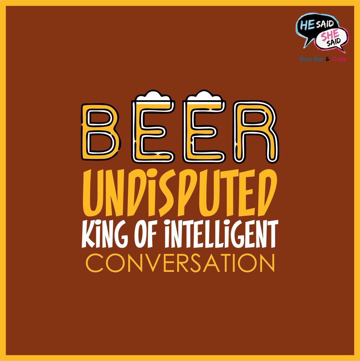 Chug that mug &amp; win every argument! Call: 022 39967620