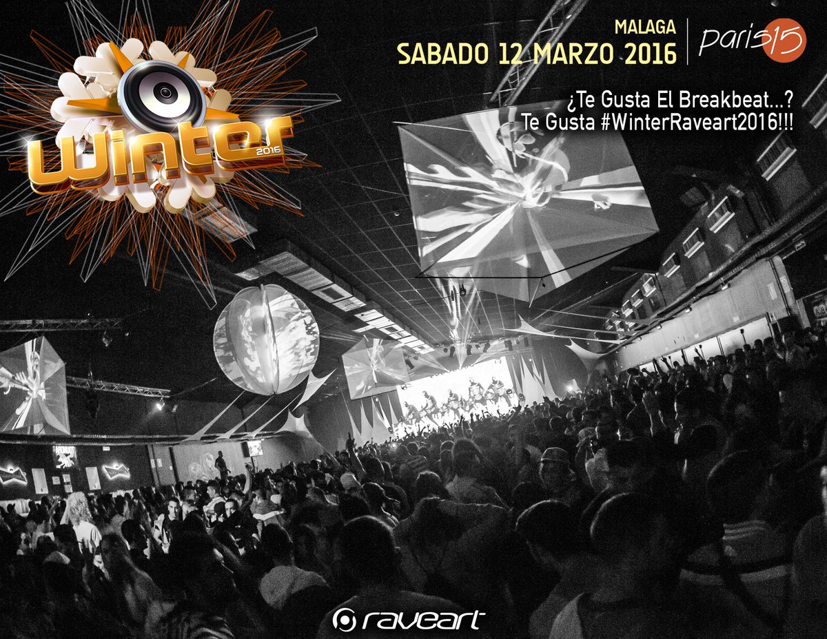 raveart_prod's tweet photo. Sigue llenando tu corazón de grandes recuerdos al ritmo d la música
¡Este año más fuerte q nunca!
#WinterRaveart2016 https://t.co/uaGWhNYRdy