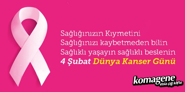 komagenetr's tweet photo. Sağlığınızın Kıymetini, Sağlığınızı kaybetmeden bilin. Sağlıklı yaşayın sağlıklı beslenin...
#DünyaKanserGünü https://t.co/vS8jKrpY8X