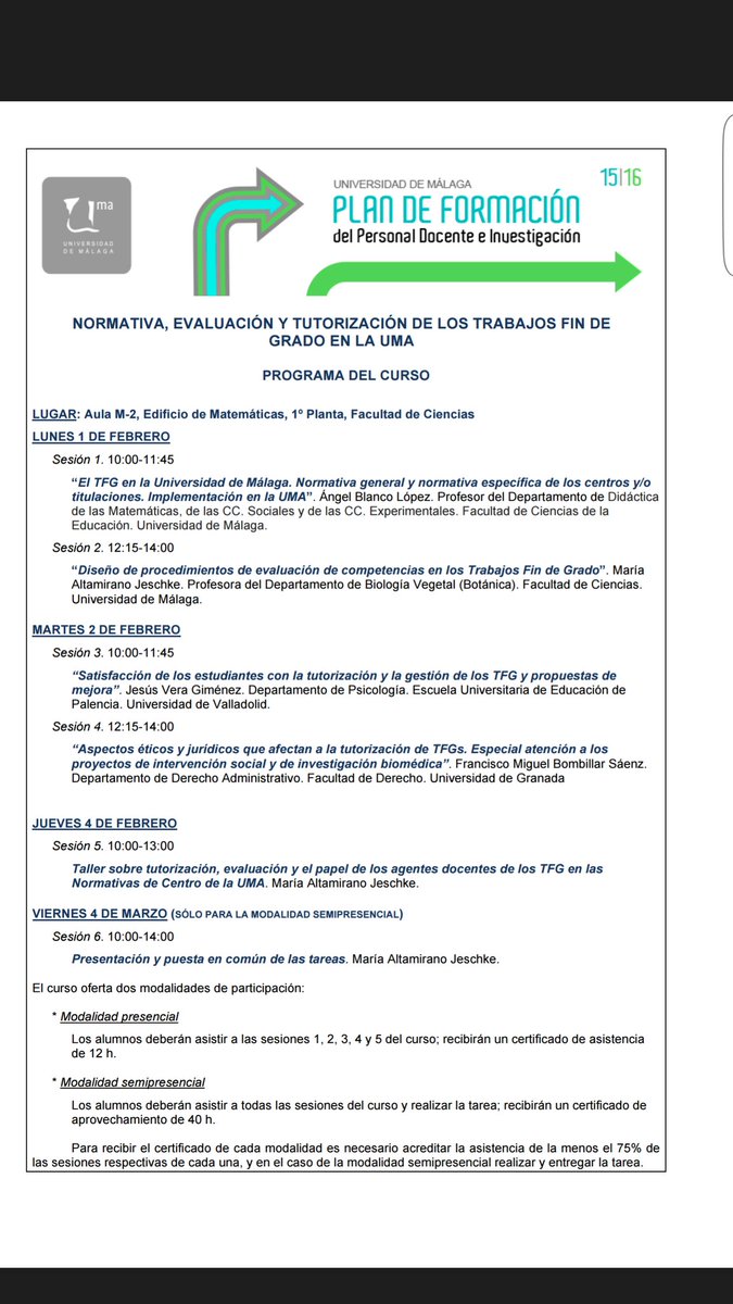 Adquiriendo conocimientos sobre TFG en <a href="/InfoUMA/">Universidad de Málaga</a>