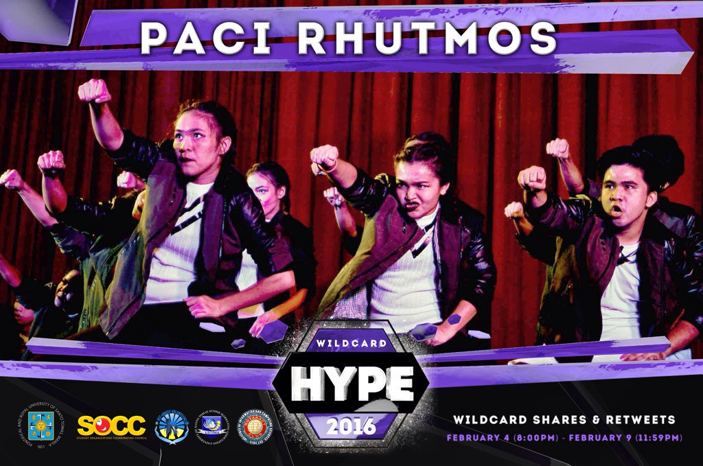 TheUSTSOCC's tweet photo. Get ready to witness them hit it hard. PACI RHUTMOS for #HYPE2016 FINALS! https://t.co/NsHSaQlFwG
