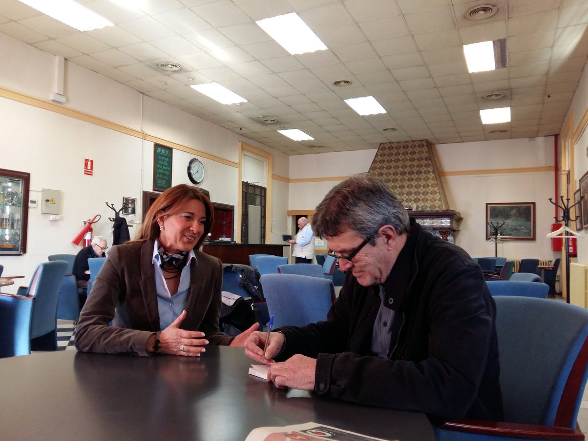 idesannicolas's tweet photo. Amb l' @AnaBoschV a l'entrevista del @EL9NOU_VOr  parlant de la seva candidatura al #Casino de #Granollers https://t.co/X0y6wtQvHZ