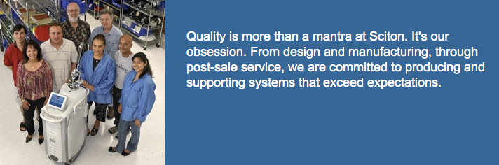 Quality is more than a mantra at #Sciton products! #dermatology #aesthetics #skinrejuvenation
