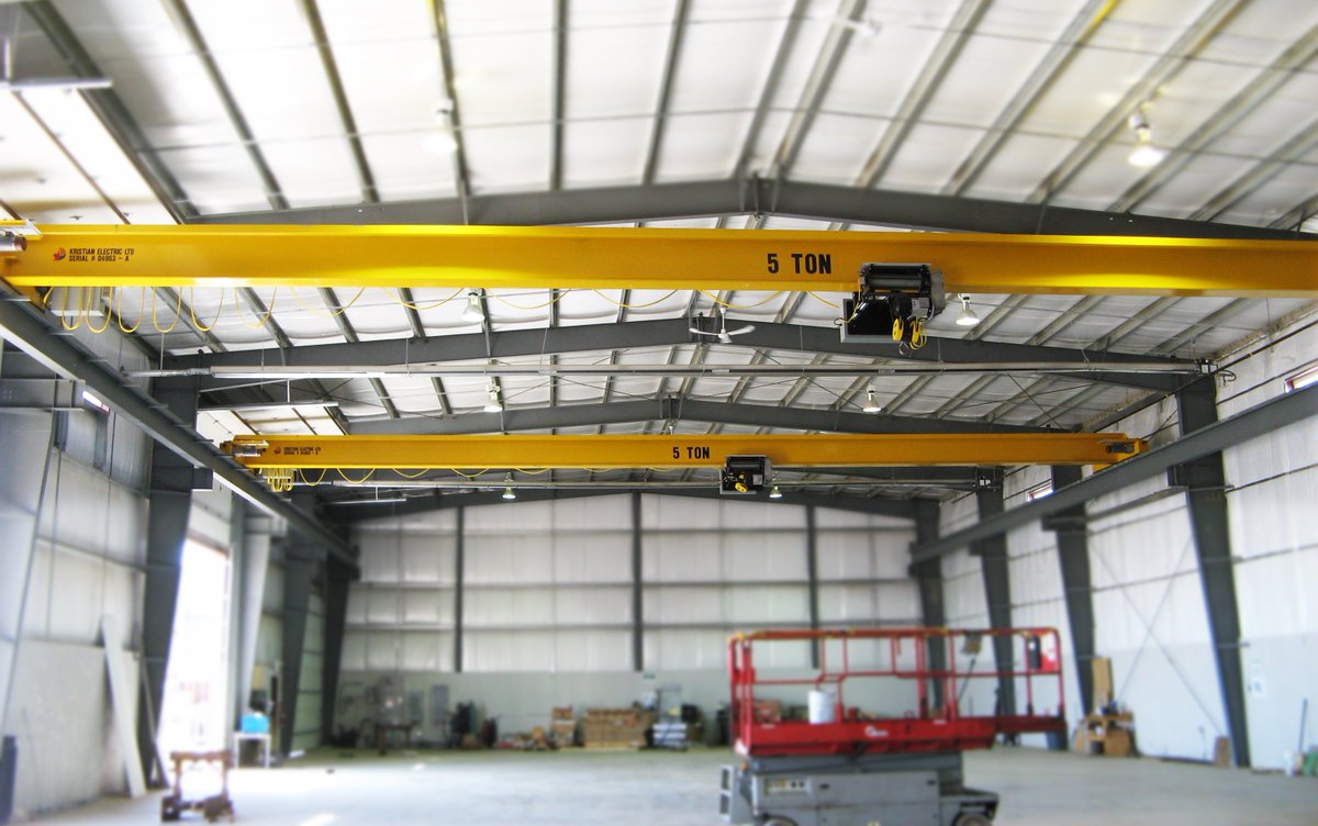 Kristian_Ltd's tweet photo. Installation of two 5 Ton top-running, single-girder overhead #cranes from 2009. #shawbox #tbt #throwbackthursday https://t.co/L4FTFYksvS