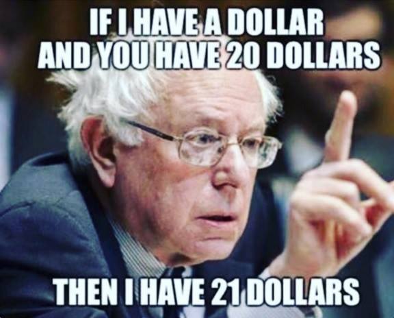 realtalk995's tweet image. #BernieMath