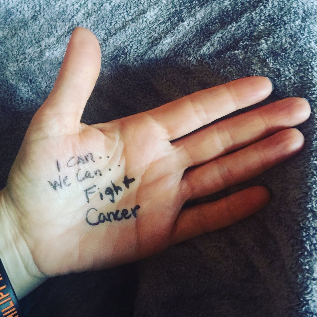 RutledgeCancer's tweet photo. I can..We can fight to put and end to cancer....#worldcancerday #CaringandCuring #moonshots https://t.co/gXJ2lP5GfM