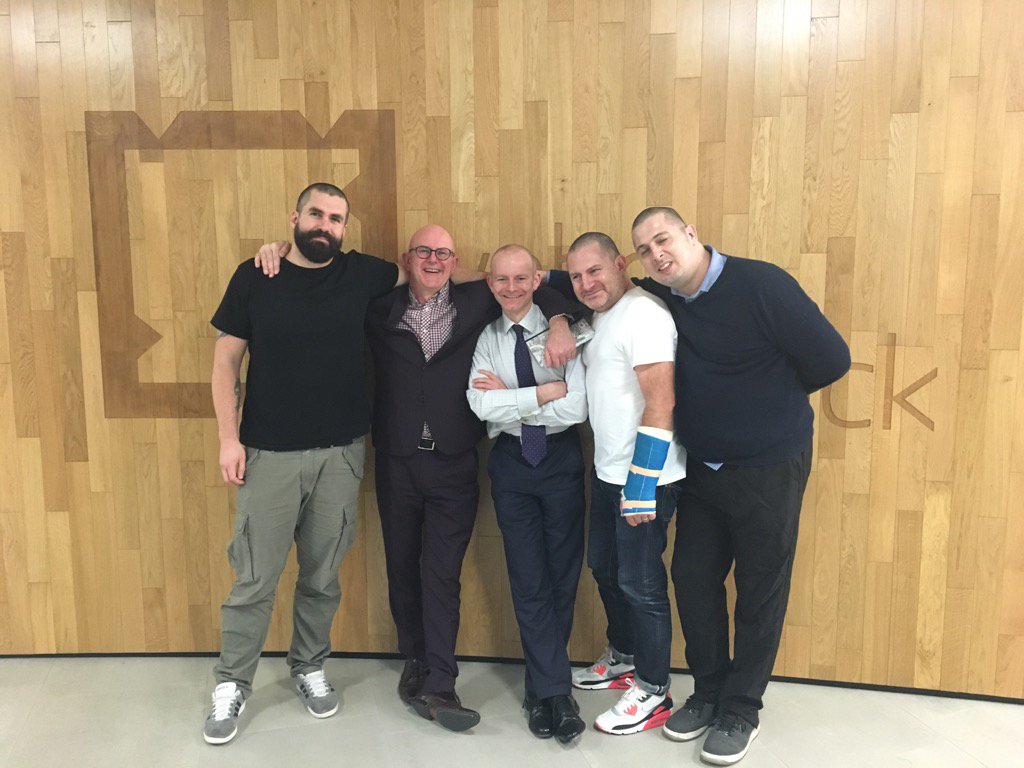 capbyrne's tweet photo. Thanks Scott, Alex, John, Jared and still beautifully coifed Alissa @WS_London for raising £1500 for #WorldCancerDay https://t.co/giNHAup5rJ