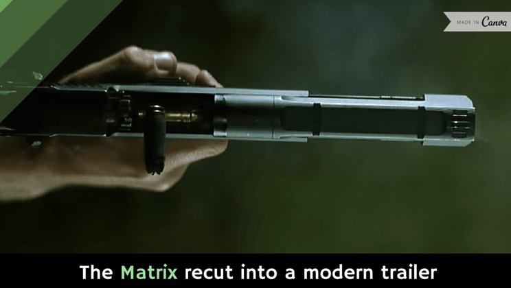 hovaboards's tweet photo. Awesome Matrix recut via @guy_kawasaki https://t.co/7mMbvvYYOI https://t.co/tQb0MwlmxW