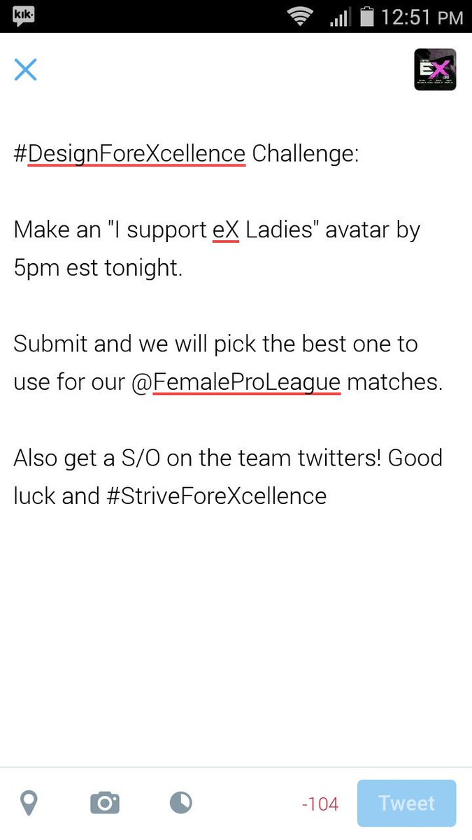 eX_GamingLadies's tweet image. We have a challenge for all of our eXcellent  fans and supporters! Please read below to #DesignForeXcellence RT