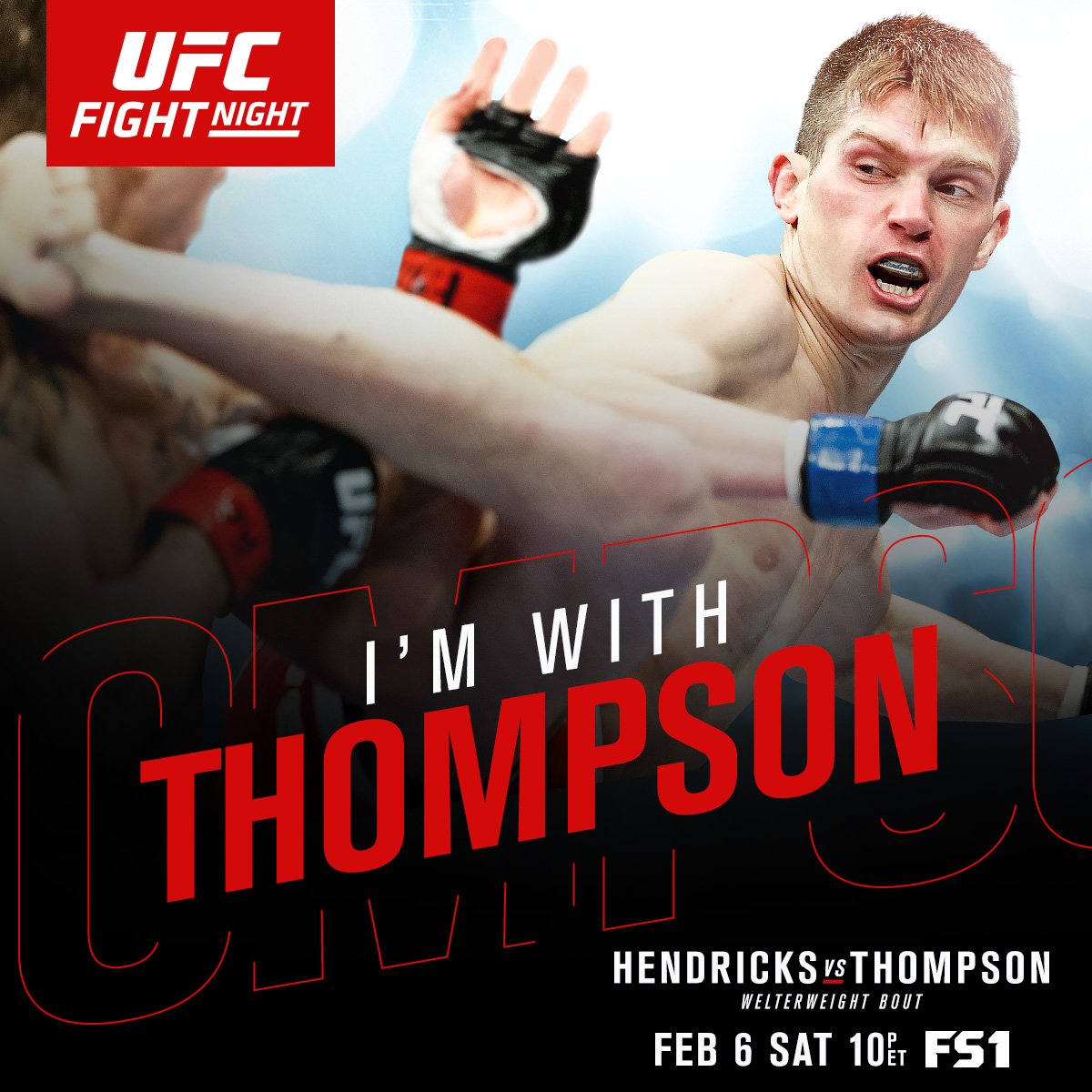 ufc's tweet image. RT if you&apos;re w/ @WonderboyMMA THIS Saturday, Feb. 6 at #UFCVegas!