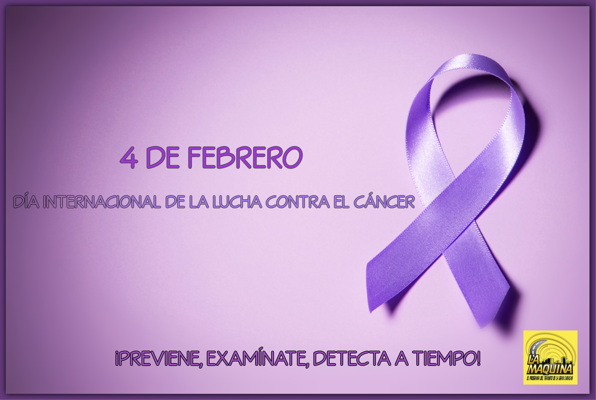 MaquinaDelAire's tweet photo. Hoy, #DíaMundialContraElCáncer ¡Previene, Examínate, Detecta a tiempo! https://t.co/2o64vMn0cH