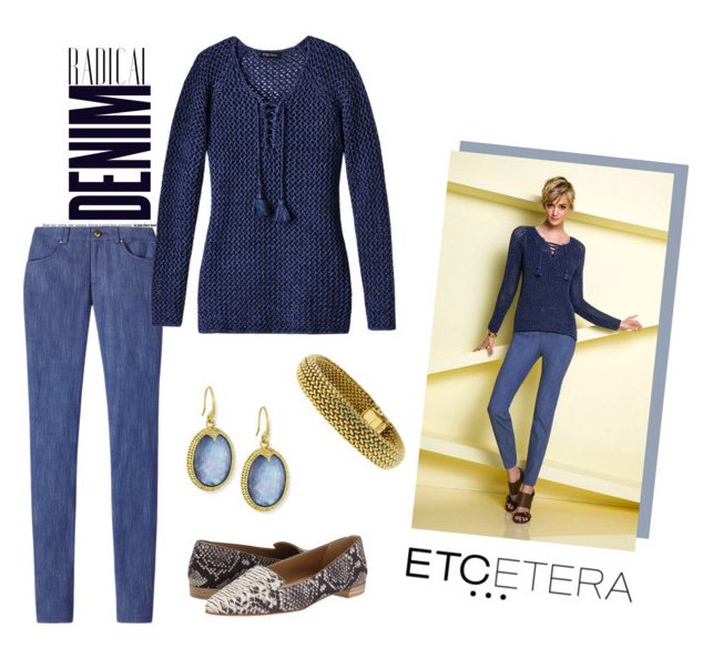 HamiltonThompsn's tweet image. Casual denim from Etcetera’s Spring collection.