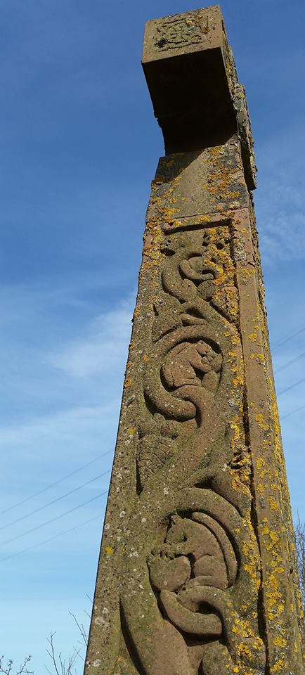 For #ThrowbackThursday today we've gone back to when our replica Anglo-Saxon cross was carved... So many years ago!