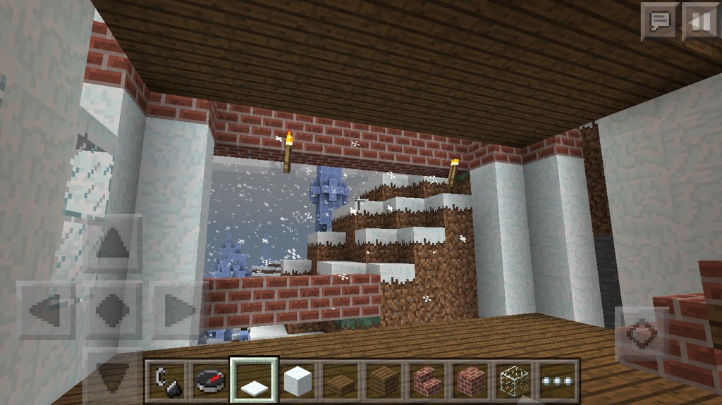 おもち 材木置き場と植林場を作って村いい感じになってきた Minecraft マイクラpe T Co Gkng8h5hdg