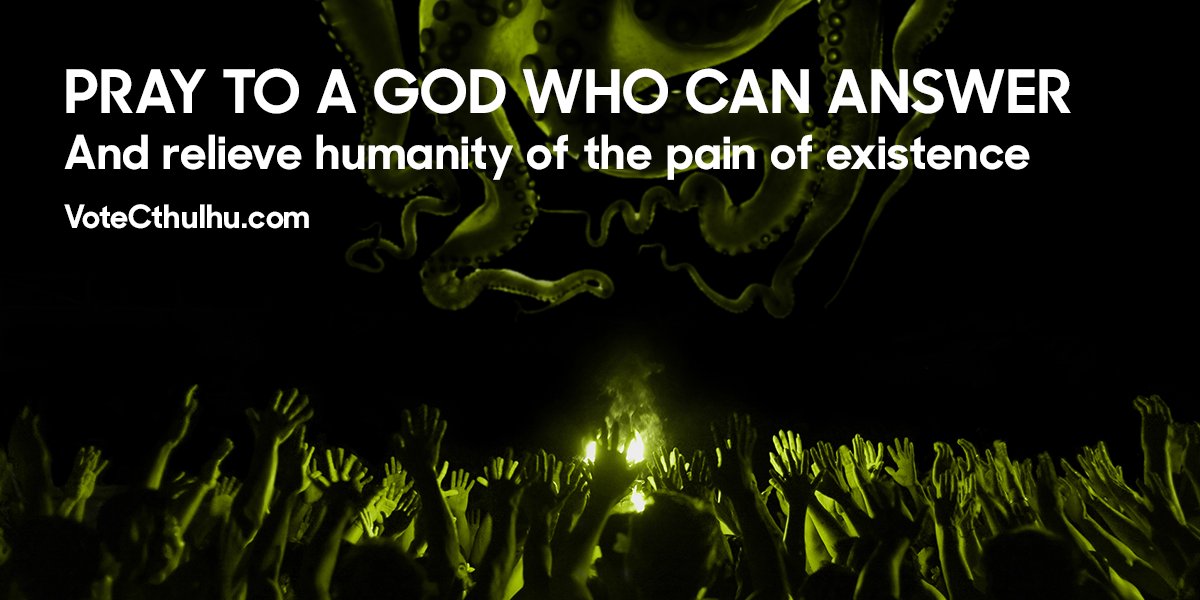 cthulhu4america's tweet photo. #NationalPrayerBreakfast Where inferior politicians network and feign piety toward a fabricated god https://t.co/R5rsXafPnL