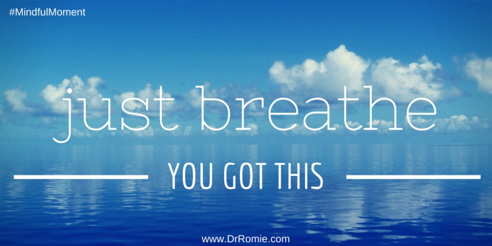 DrRomie's tweet image. Just breathe. You got this.
#Breathe #ThinkPositive #Mindful