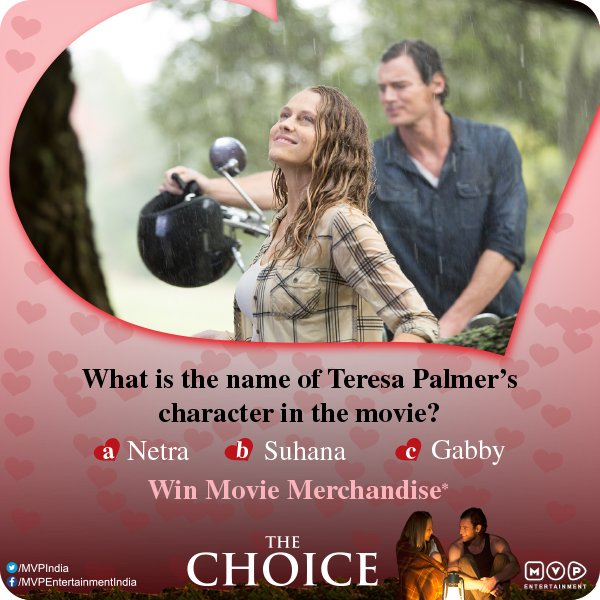 _PVRCinemas's tweet photo. Here is it folks! #TheChoiceIndia #Contest https://t.co/wY0iBYXiit