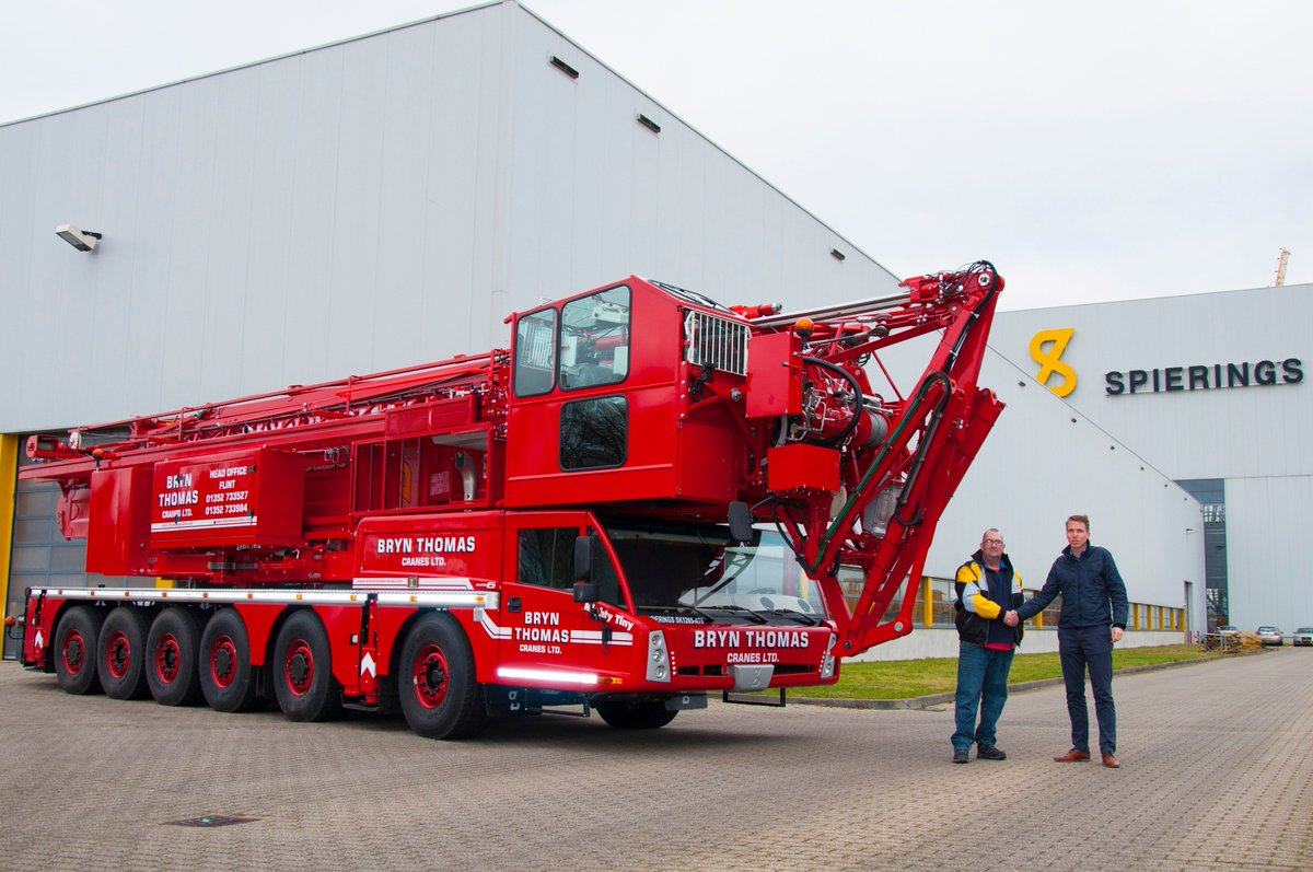 British lifting specialist <a href="/BTCRANES/">BRYN THOMAS #CRANES</a> has taken delivery of a brand new <a href="/SpieringsCranes/">Spierings Cranes</a> SK1265-AT6 EURO 6.