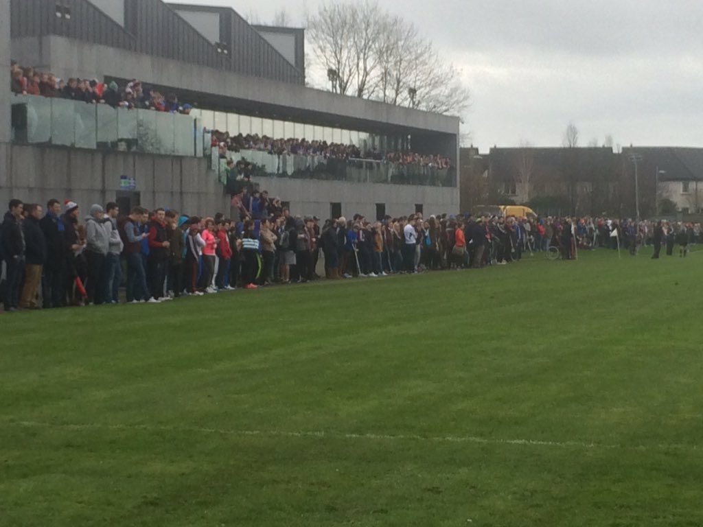 LimerickCLG's tweet photo. Huge crowd at Mary Immaculate College today for the local clash between M.I. and U.L. https://t.co/Fm0X3fouJu