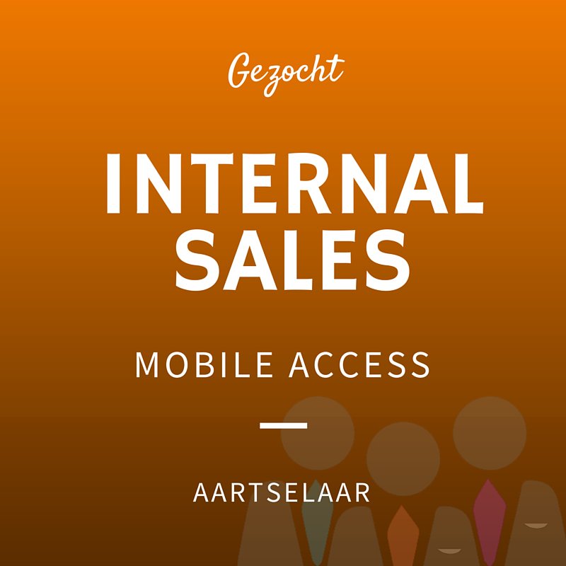 MobileAccessNV's tweet photo. Kom jij bij ons werken? GEZOCHT: internal #sales: https://t.co/haWA0bYZl3 #BEjobs RT = eeuwig dankbaar! #BEjobs https://t.co/pwnngXxT7u