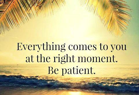 Practice patience! #amwriting #amquerying #righttime #inspiration