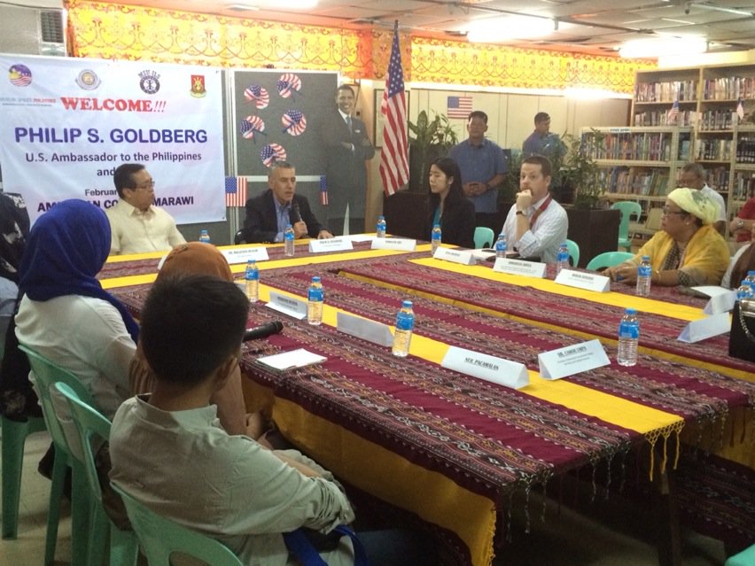 pacmalsA1's tweet photo. US envoy in Manila brings together USG alumni in Marawi City to deepen their community involvement https://t.co/I0uZPeHVhA