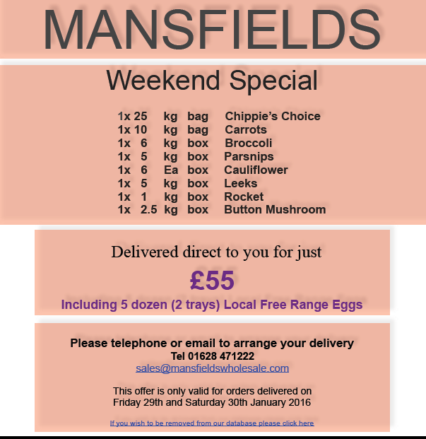 Jacquierocco's tweet photo. @Mansfieldsnews #WeekendSpecials every week. 
Here is this weeks amazing offer https://t.co/6PiY1Hhkaa